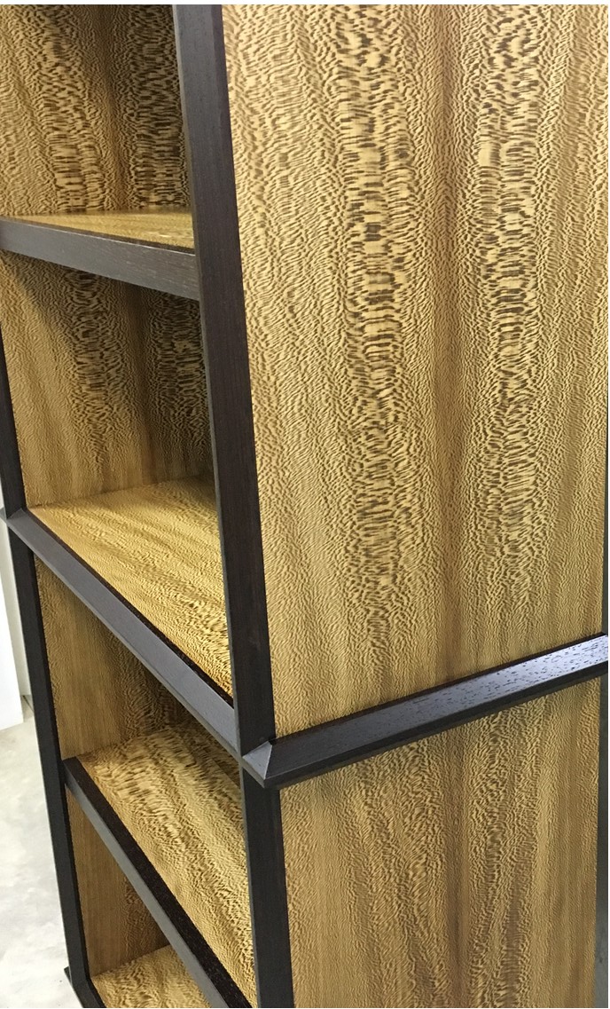 Fumed Planetree Bookcase