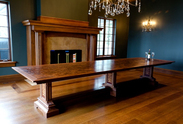 Walnut Burl Table