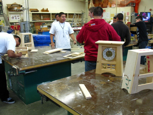 Student Woodworking